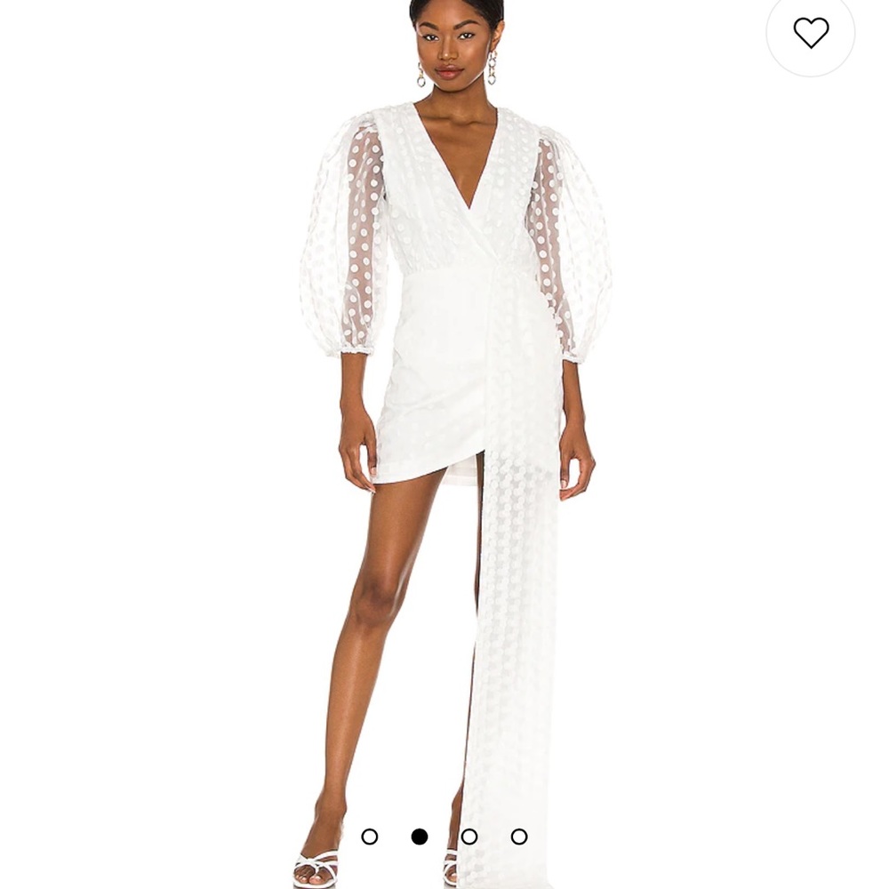 Lovers and Friends Alize White Mini Dress! Perfect for brides for any occasion!!